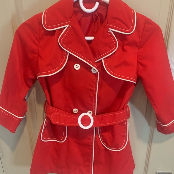 VINTAGE! Northlander Children's All Weather Coat w/ Matching Belt + Hat 8/10 - Picture 2 of 12